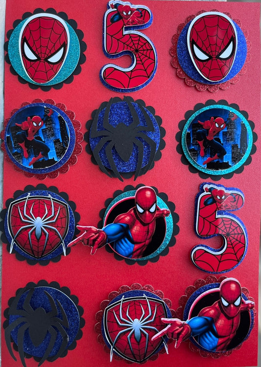 Hybrid Layered Cupcake Toppers